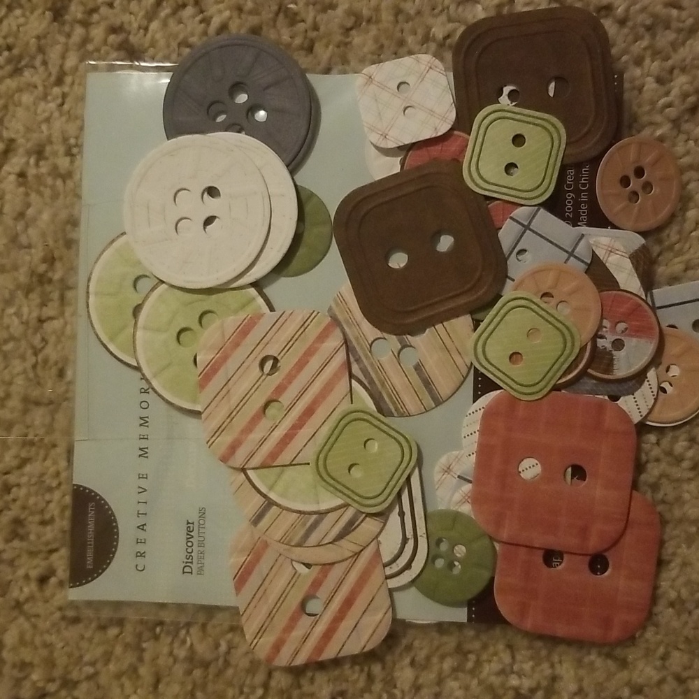 Creative Memories Paper Buttons. Discover.